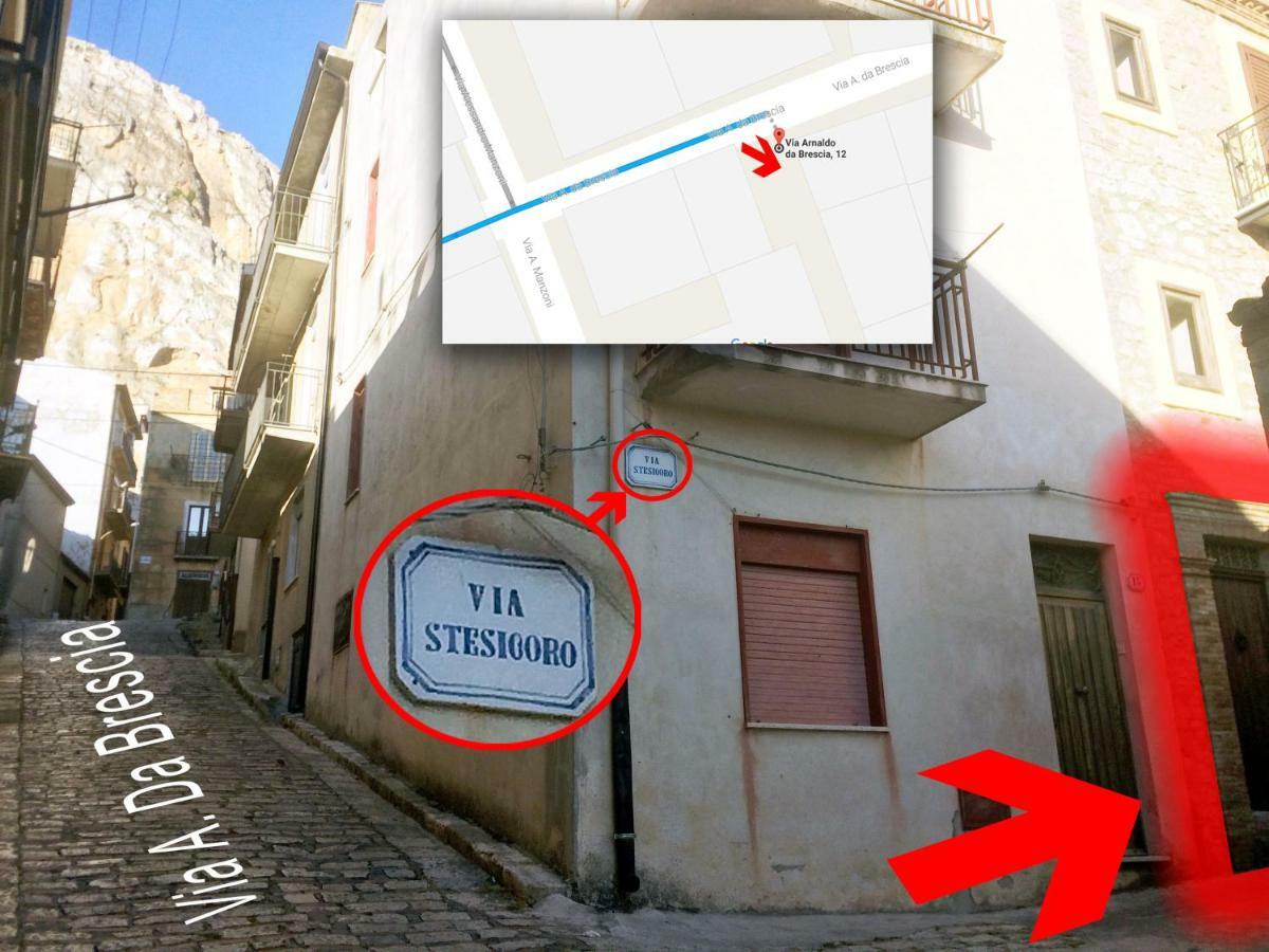 Vila Casa Della Nonna Caltavuturo Exteriér fotografie